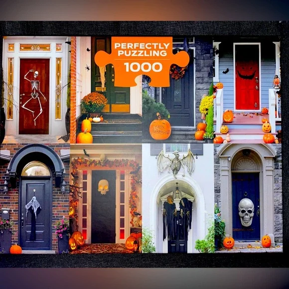 🎃New Perfectly Puzzling Halloween Door Puzzle - Picture 1 of 4